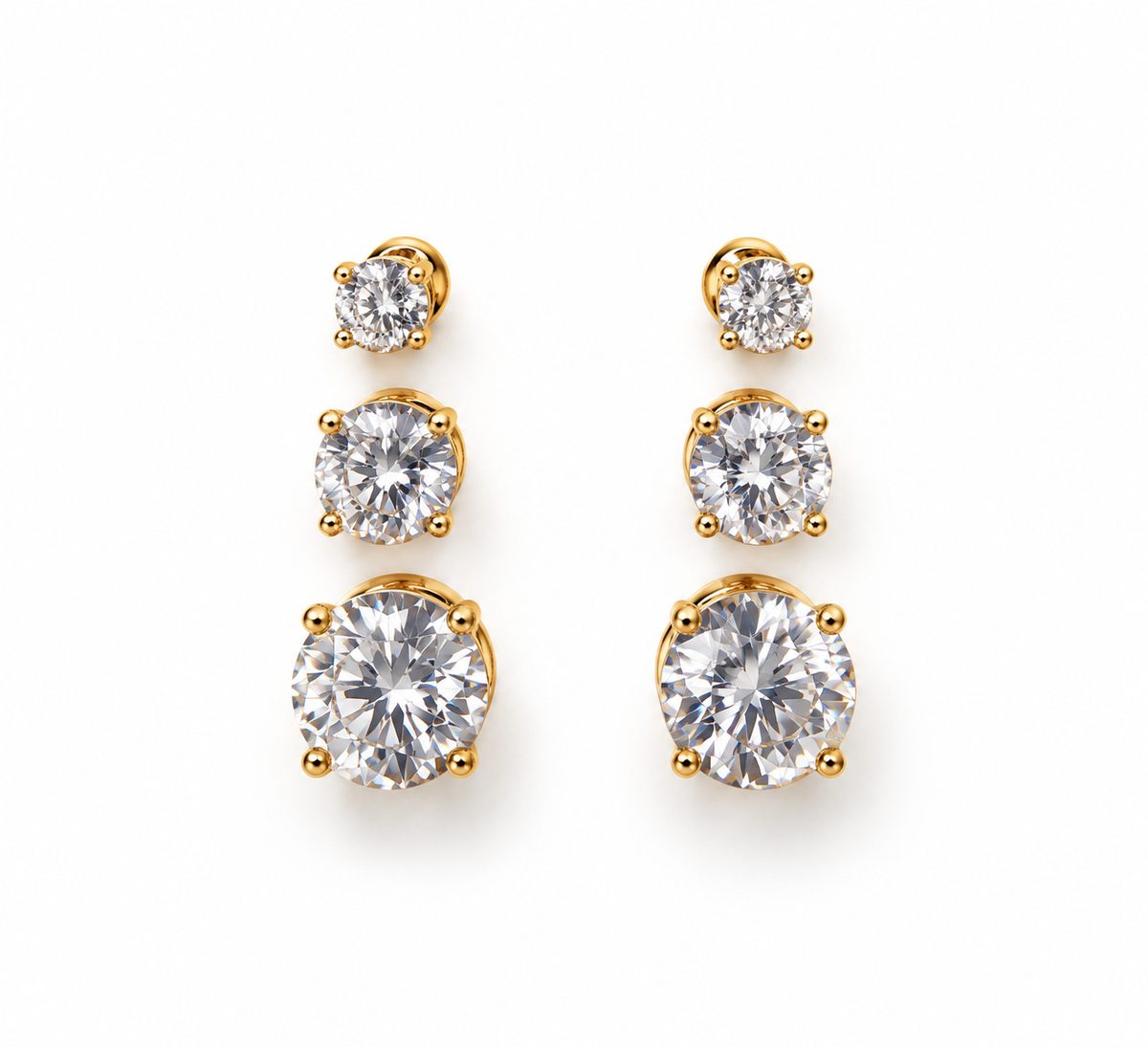 Orecchini Diamond 3 misure